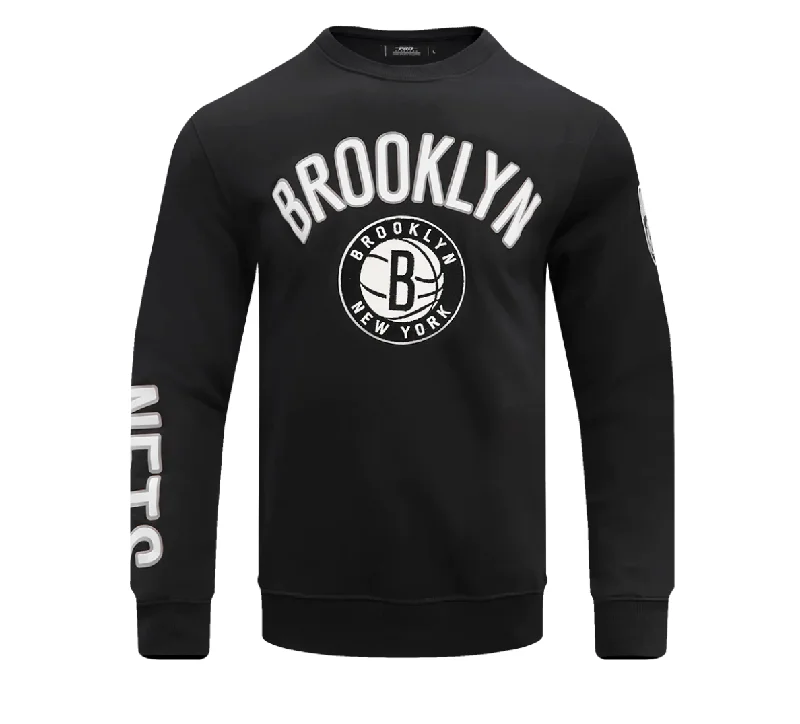 BROOKLYN NETS Classic Stacked Sweater Pullover