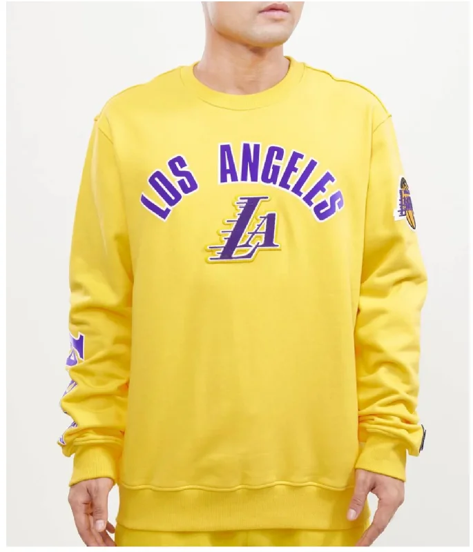 Los Angeles Lakers Yellow Sweater