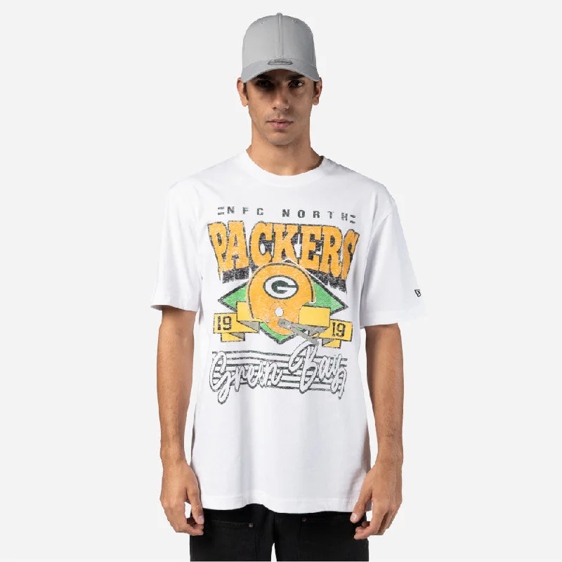 Playera Manga Corta Green Bay Packers NFL Classics Blanca