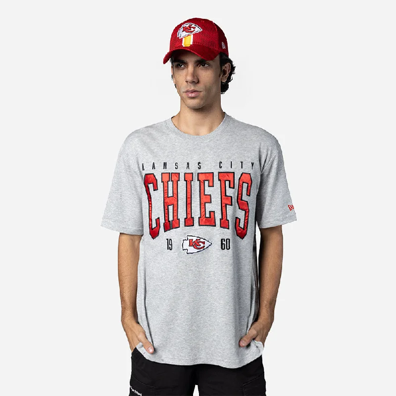 Playera Manga Corta Kansas City Chiefs NFL Classics Gris