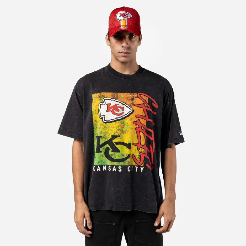 Playera Manga Corta Kansas City Chiefs NFL Classics Negra