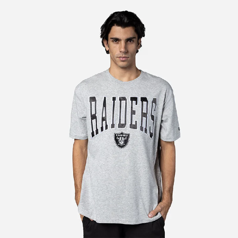 Playera Manga Corta Las Vegas Raiders NFL Classics Gris