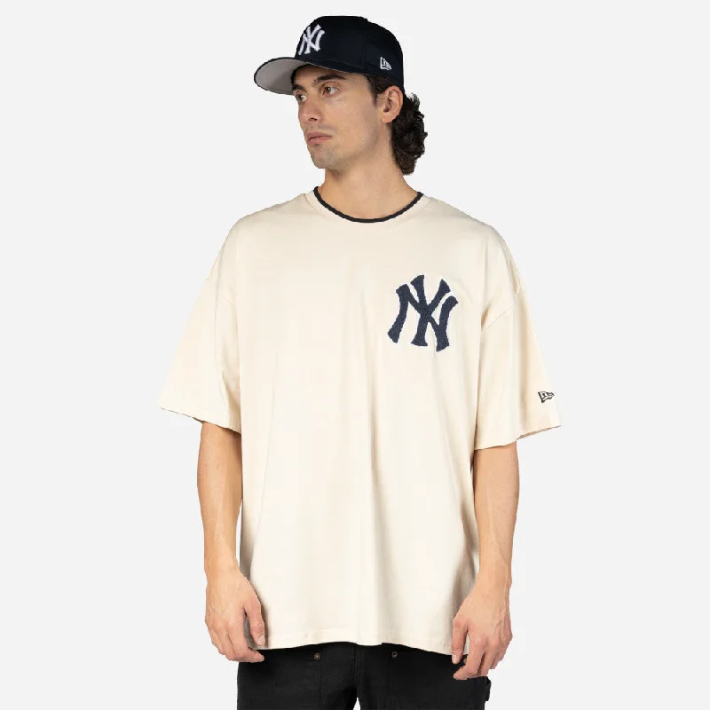 Playera Manga Corta New York Yankees MLB World Patches