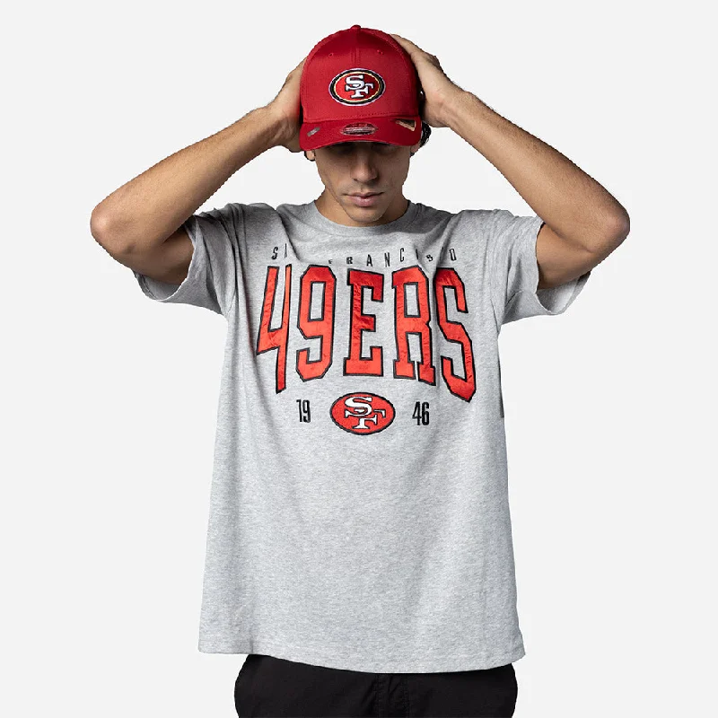 Playera Manga Corta San Francisco 49Ers NFL Classics Gris