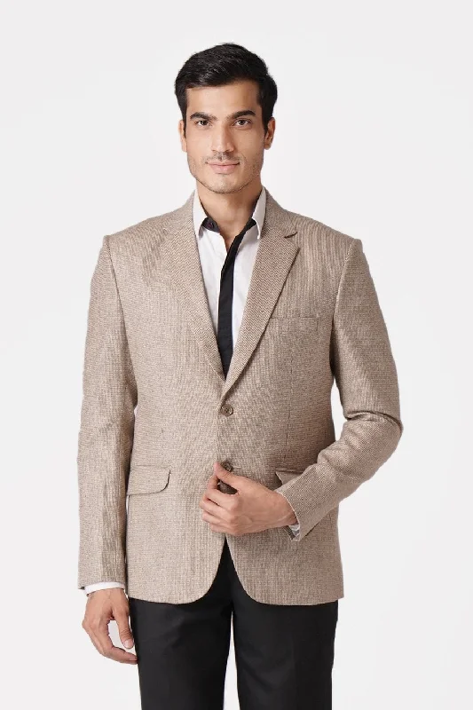 Tweed Beige Blazer