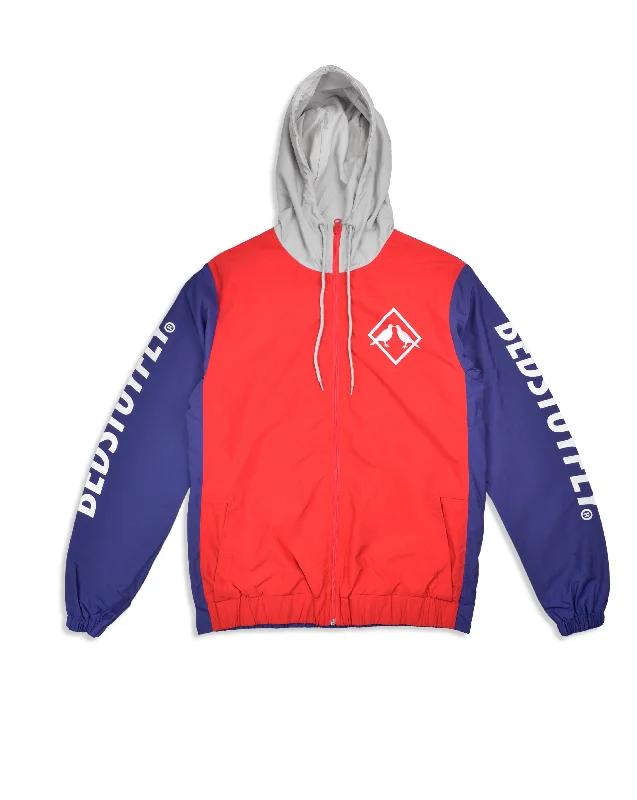 2.0 Windbreaker Hoodies(Red/Blue)