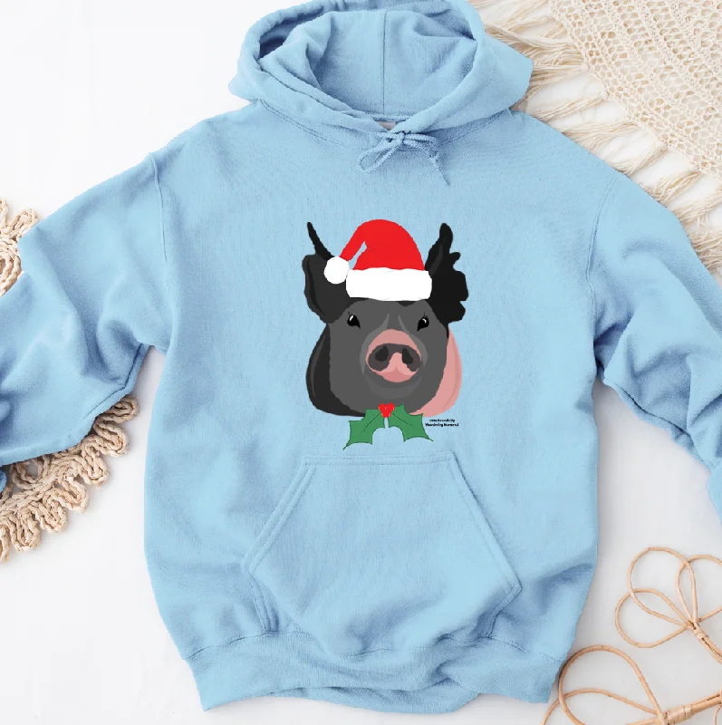 Christmas Spirit Pig Hoodie (S-3XL) Unisex - Multiple Colors!