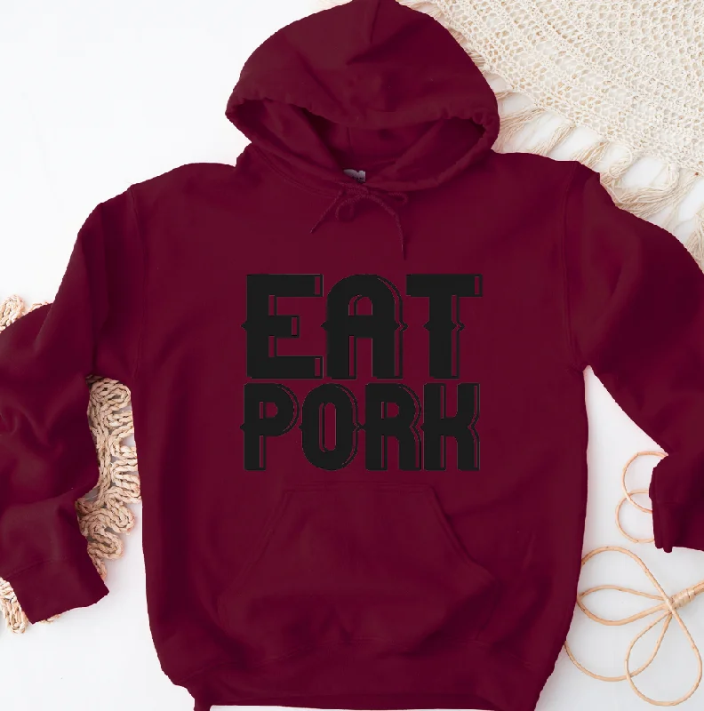 EAT PORK Hoodie (S-3XL) Unisex - Multiple Colors!