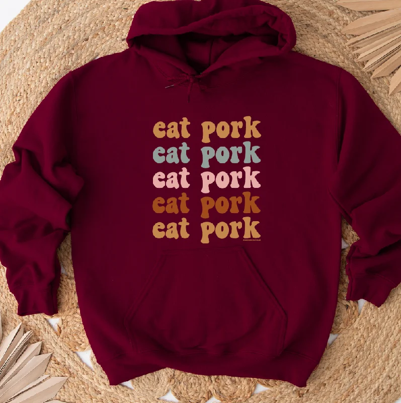 Groovy Eat Pork Hoodie (S-3XL) Unisex - Multiple Colors!