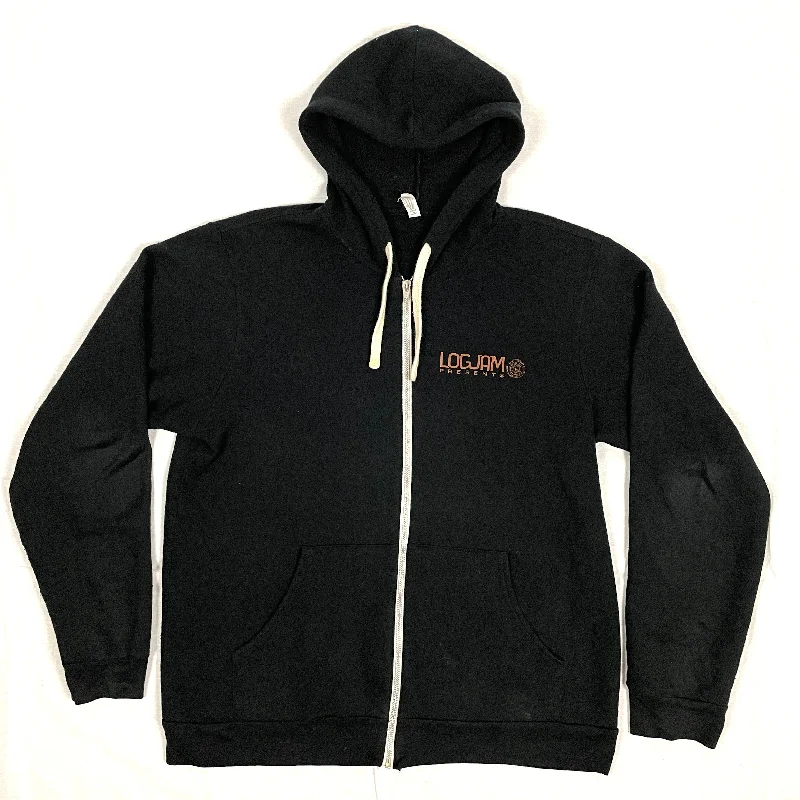 Logjam Presents, Zip Hoodie, Black