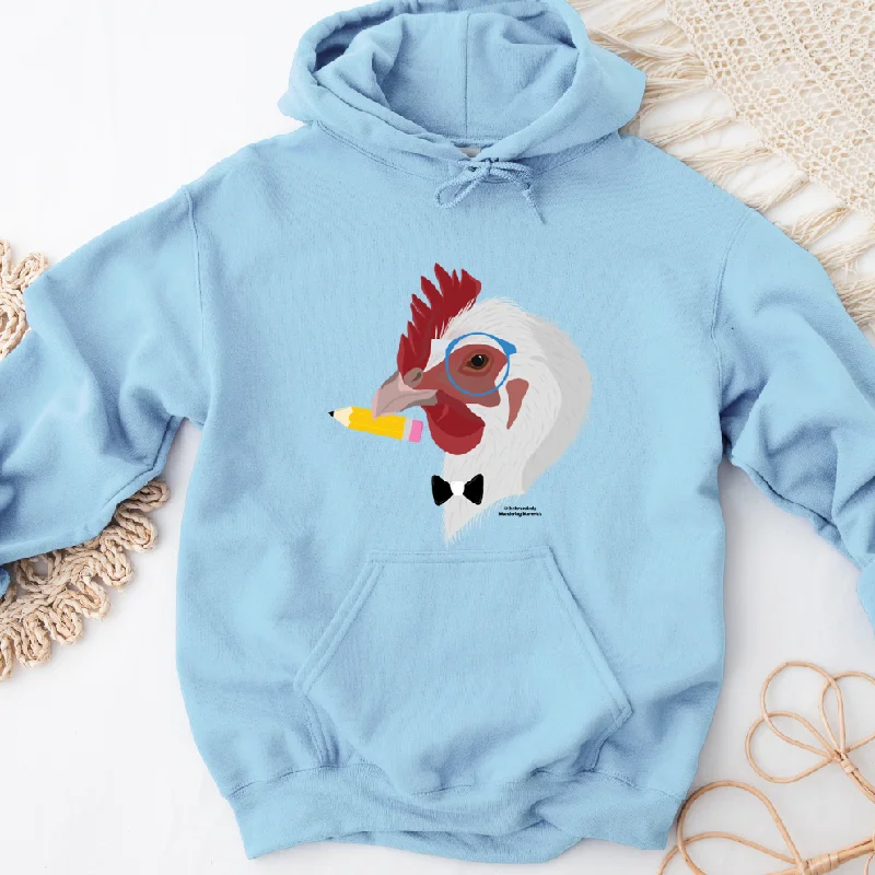 Nerdy Chicken Hoodie (S-3XL) Unisex - Multiple Colors!