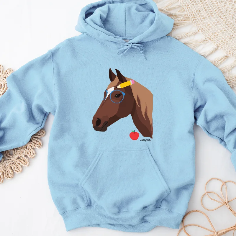 Nerdy Horse Hoodie (S-3XL) Unisex - Multiple Colors!