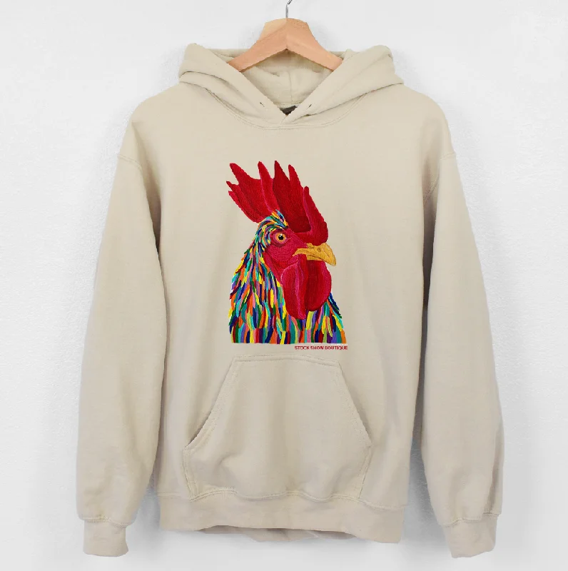 Rainbow Chicken Hoodie (S-3XL) Unisex - Multiple Colors!