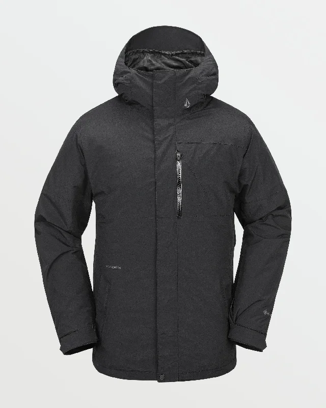 Mens L Insulated Gore-Tex Jacket - Black