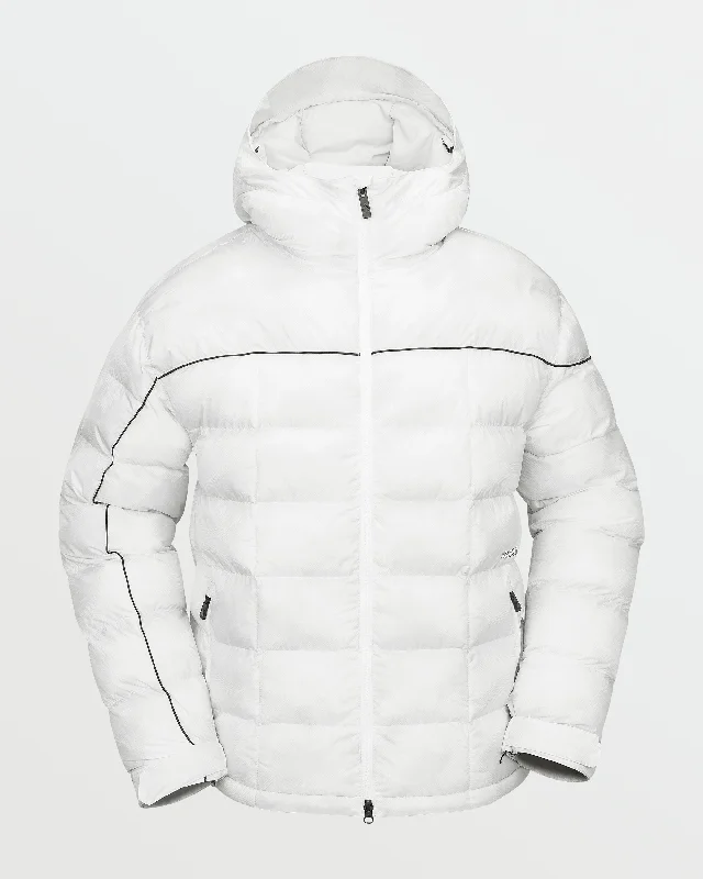 Mens Sew Down Jacket - White Camo