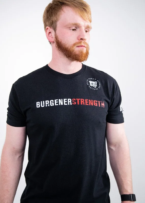 Burgener Strength T-Shirt: Black