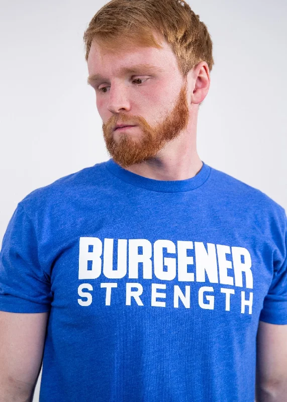 Burgener Strength T-Shirt: Heather Royal