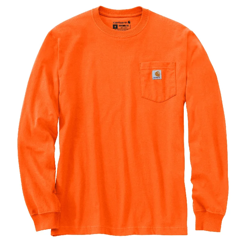 Loose Fit Heavyweight Long-Sleeve Pocket T-Shirt