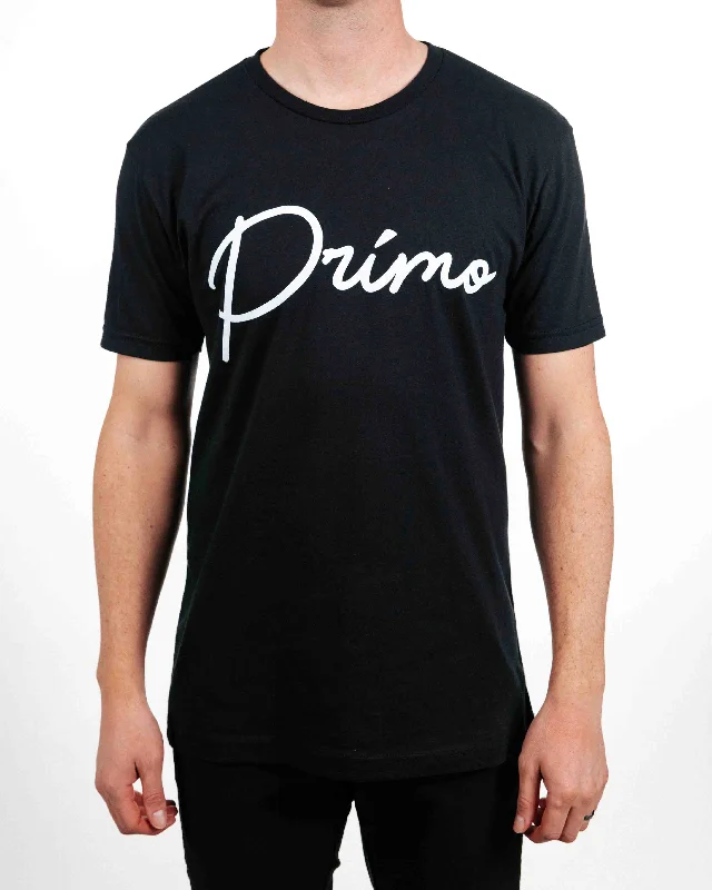 Primo Black Cursive Tee