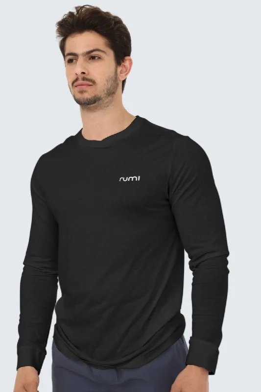 M Sun Day Tee Long Sleeve - Black