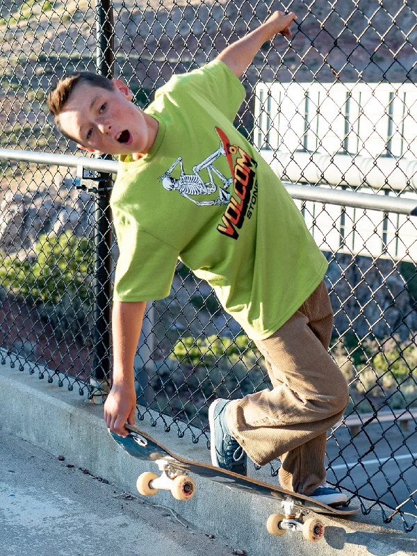 Big Boys Bone Slide Short Sleeve Tee - Seaweed Green