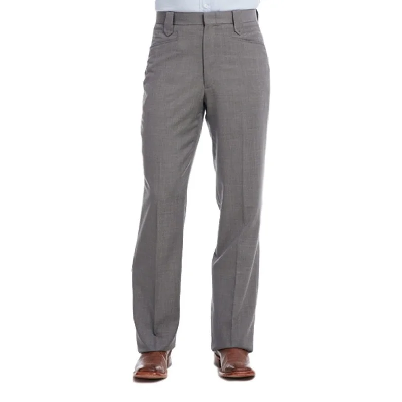 Circle S Western Pants Mens Unhemmed Expand Straight Gray CP6715