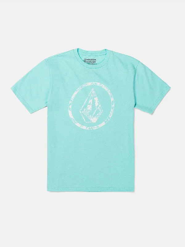 Little Boys Circle Stone Short Sleeve Tee - Crete Blue