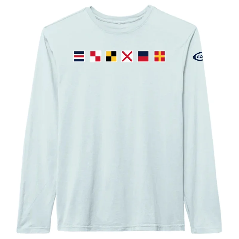 Summer Flag Long Sleeve Tee - Quiet Tide