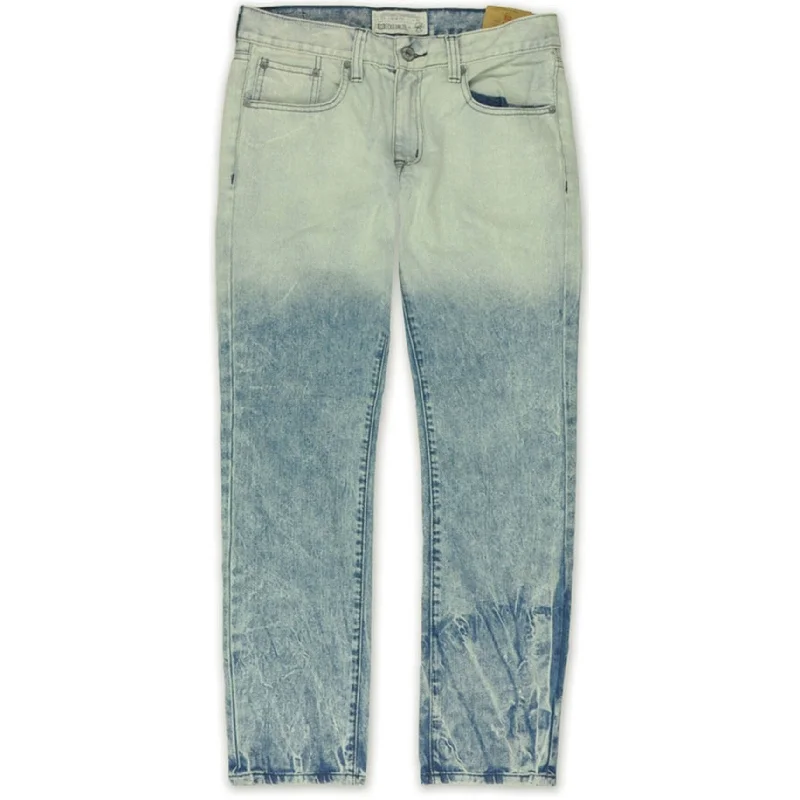 Ecko Unltd. Mens Roxy Wash Faded Denim Slim Fit Jeans