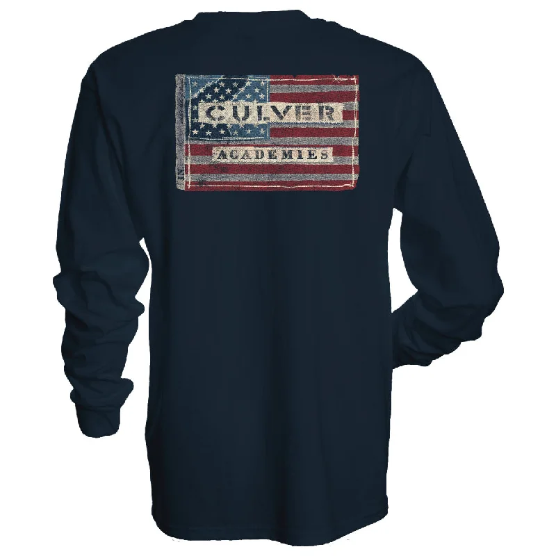 Stars and Stripes Guru Tee - Navy