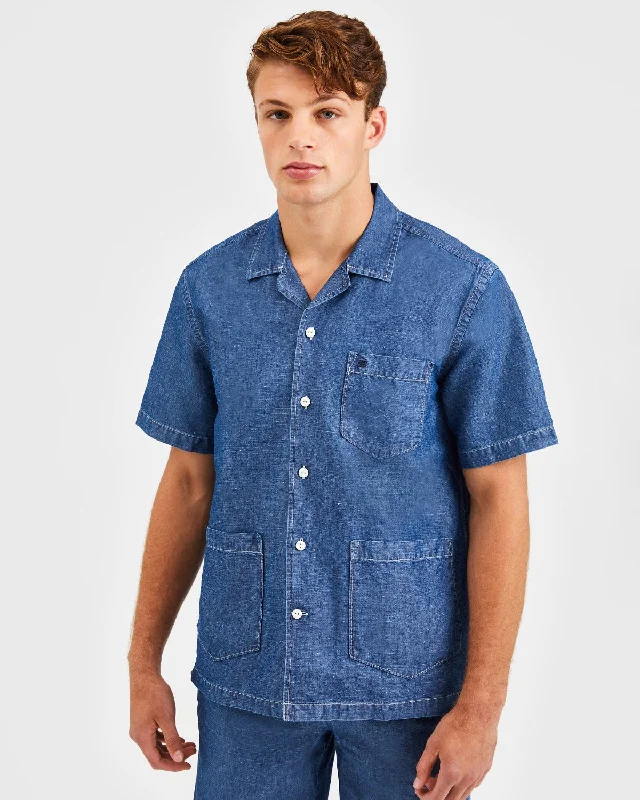 Hastings Garment Dye Chambray Shirt