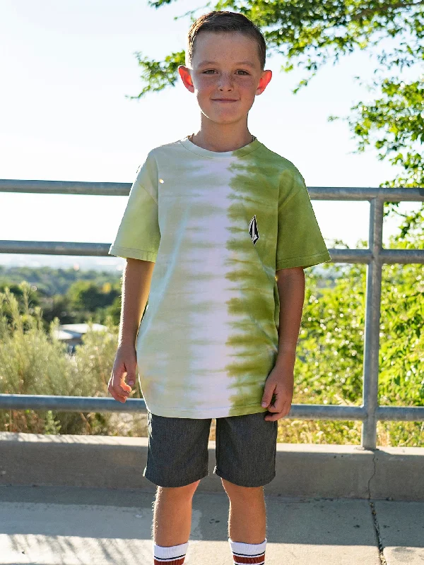 Big Boys Iconic Stone Plus Short Sleeve Tee - Seaweed Green