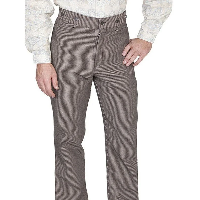 Scully Western Pants Mens Wahmaker Button Fly Pockets Cotton F0_599602 - 46 x 36