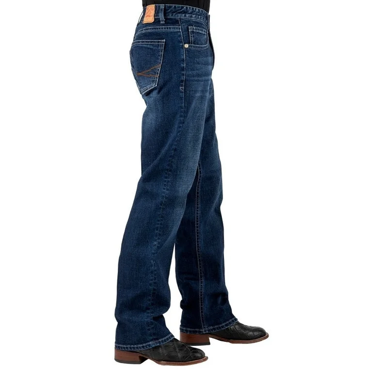 Stetson Western Jeans Mens 1313 Modern Dark Wash 11-004-1313-4098 BU