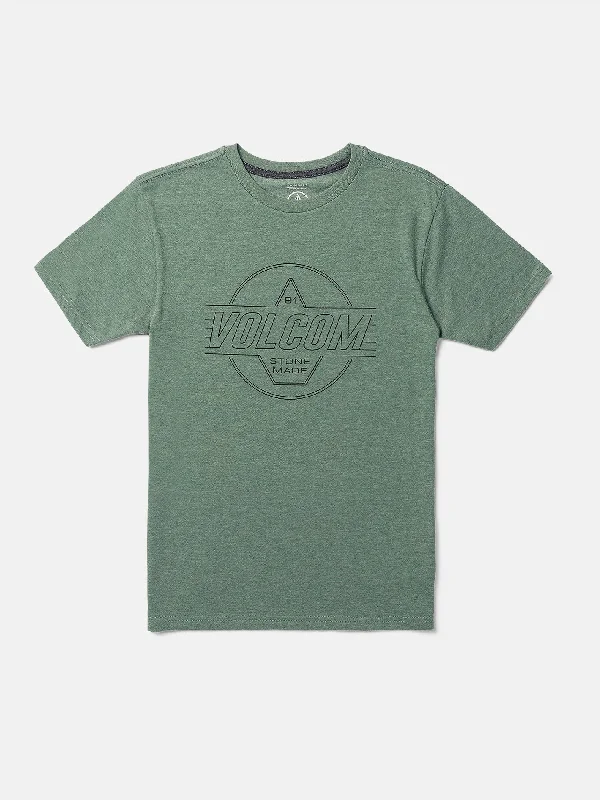 Big Boys Stone Liner Short Sleeve Tee - Fir Green Heather