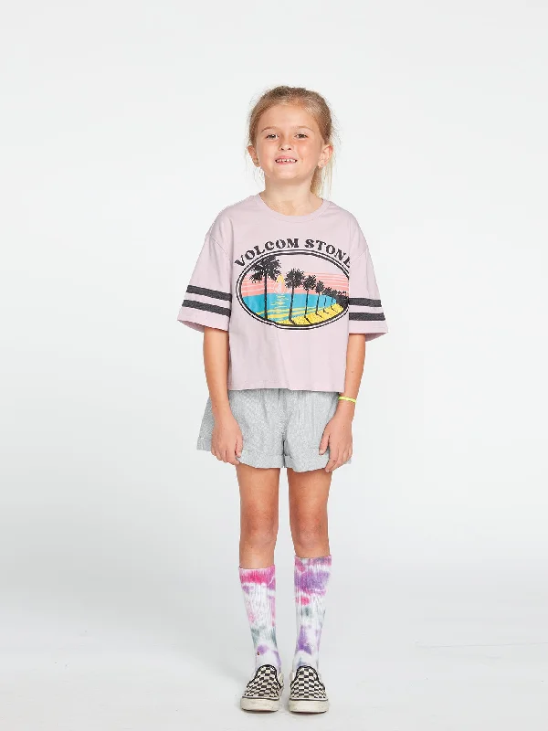 Girls Truly Stoked Short Sleeve Tee - Lavender