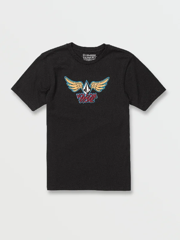 Big Boys Wingz Short Sleeve Tee - Black