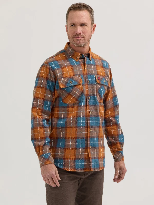 Wrangler RIGGS Men's Foreman Button-Down Flannel Shirt