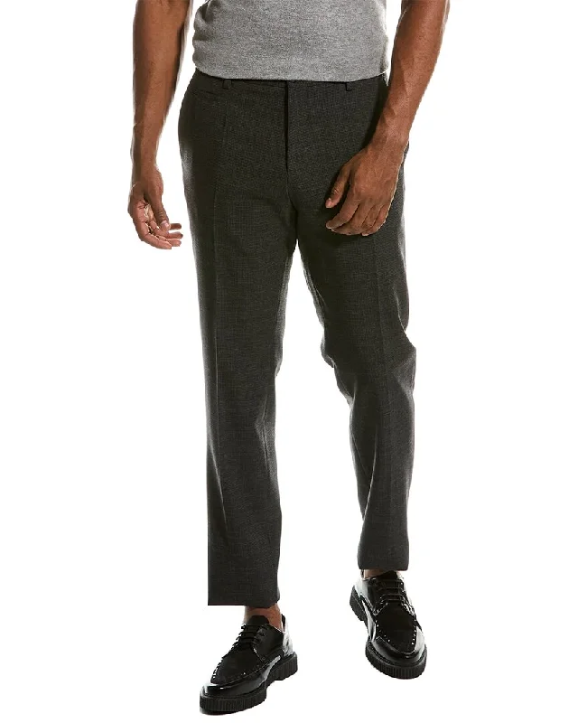 BOSS Hugo Boss Micro Pattern Wool Pant