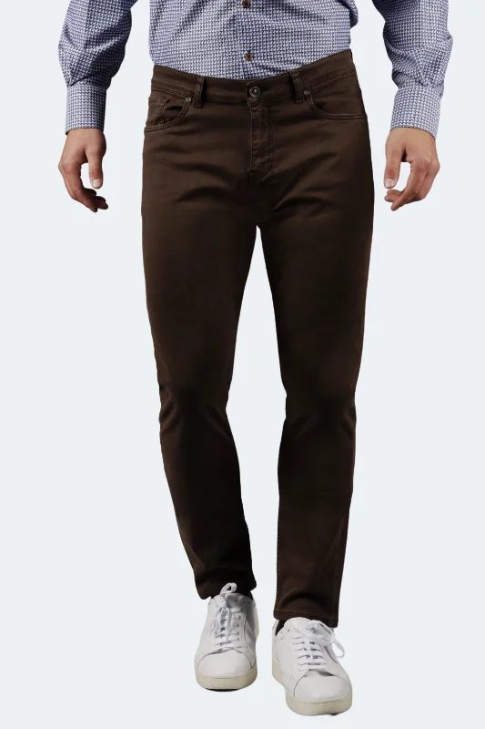 Brown Tencel Pants