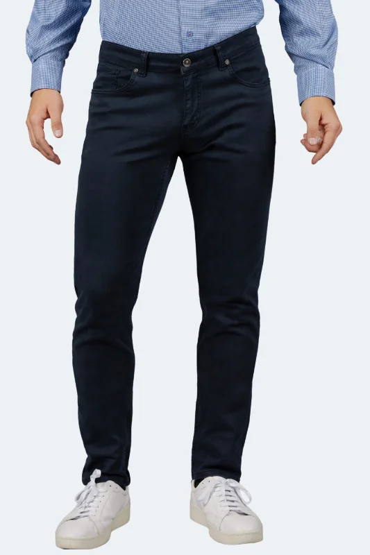 Navy Tencel Pants